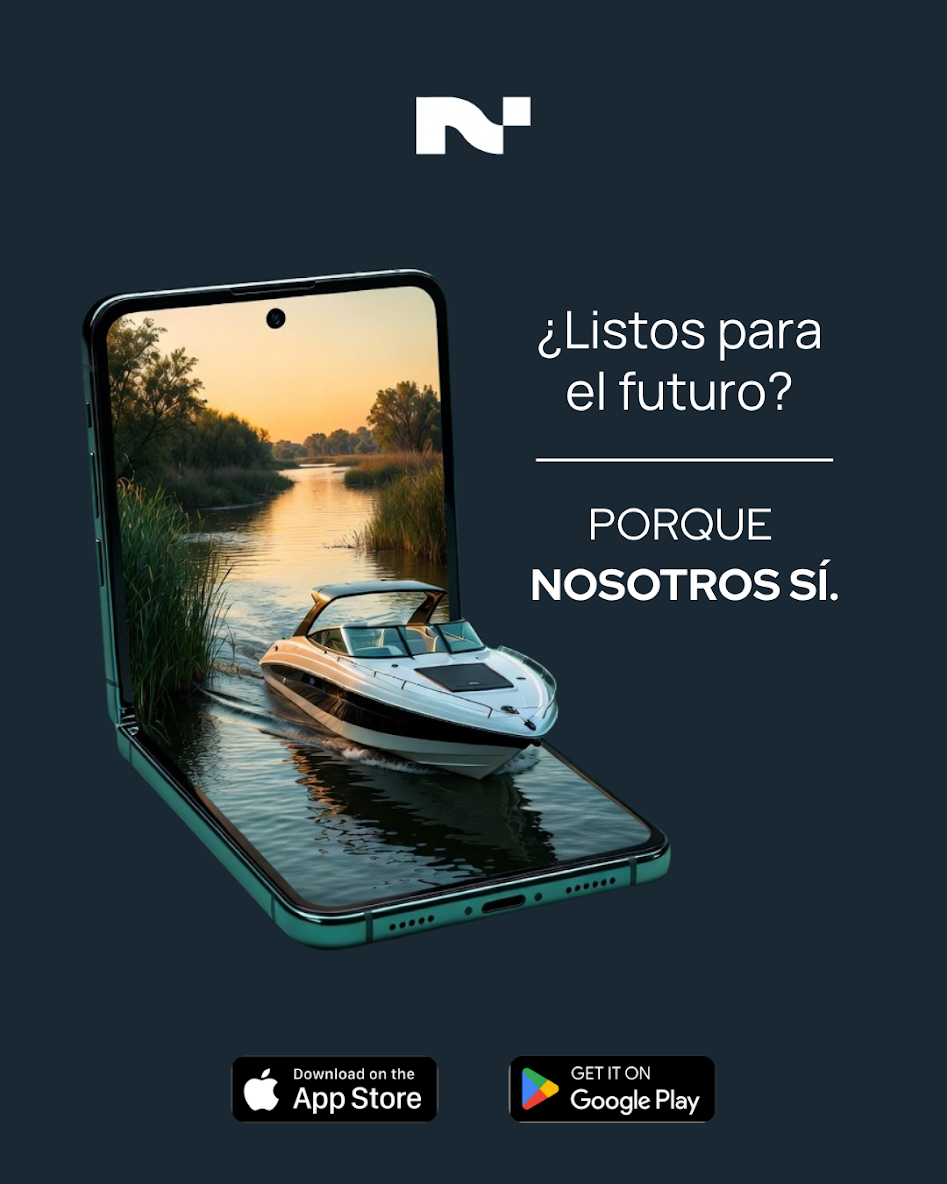 Pieza visual de la aplicación Renáuticos